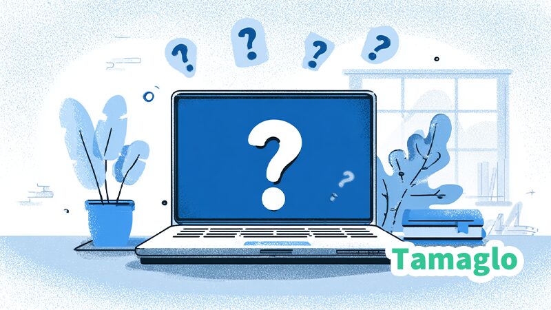 Windows 11ノートPCに関するカバーを閉じたときの設定変更についてのFAQを表すイラスト。