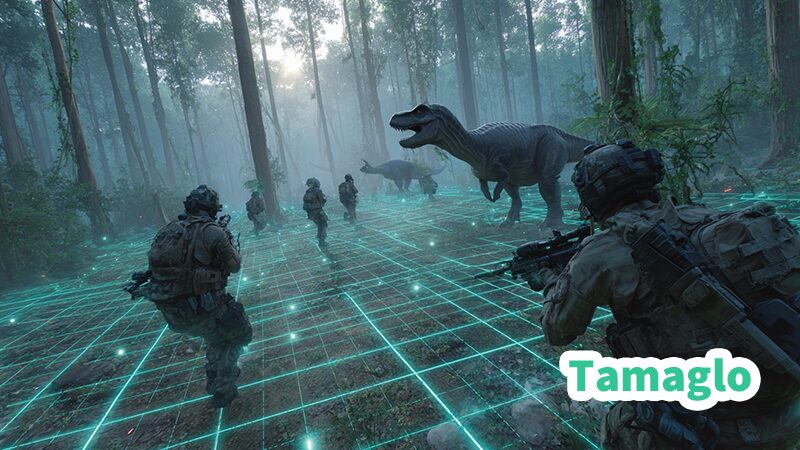 Gray Zone WarfareとARKの安定性向上を表現するゲームシーンのイメージ