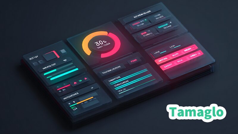 PCのBIOS画面で省電力設定やACPI設定を確認している様子のイラスト。