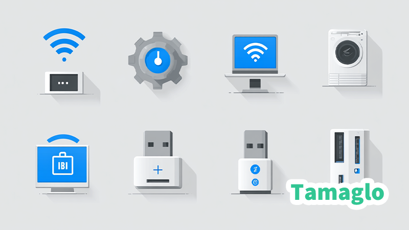 Windows 11でスリープ復帰後にネットが繋がらない原因をまとめたインフォグラフィック。